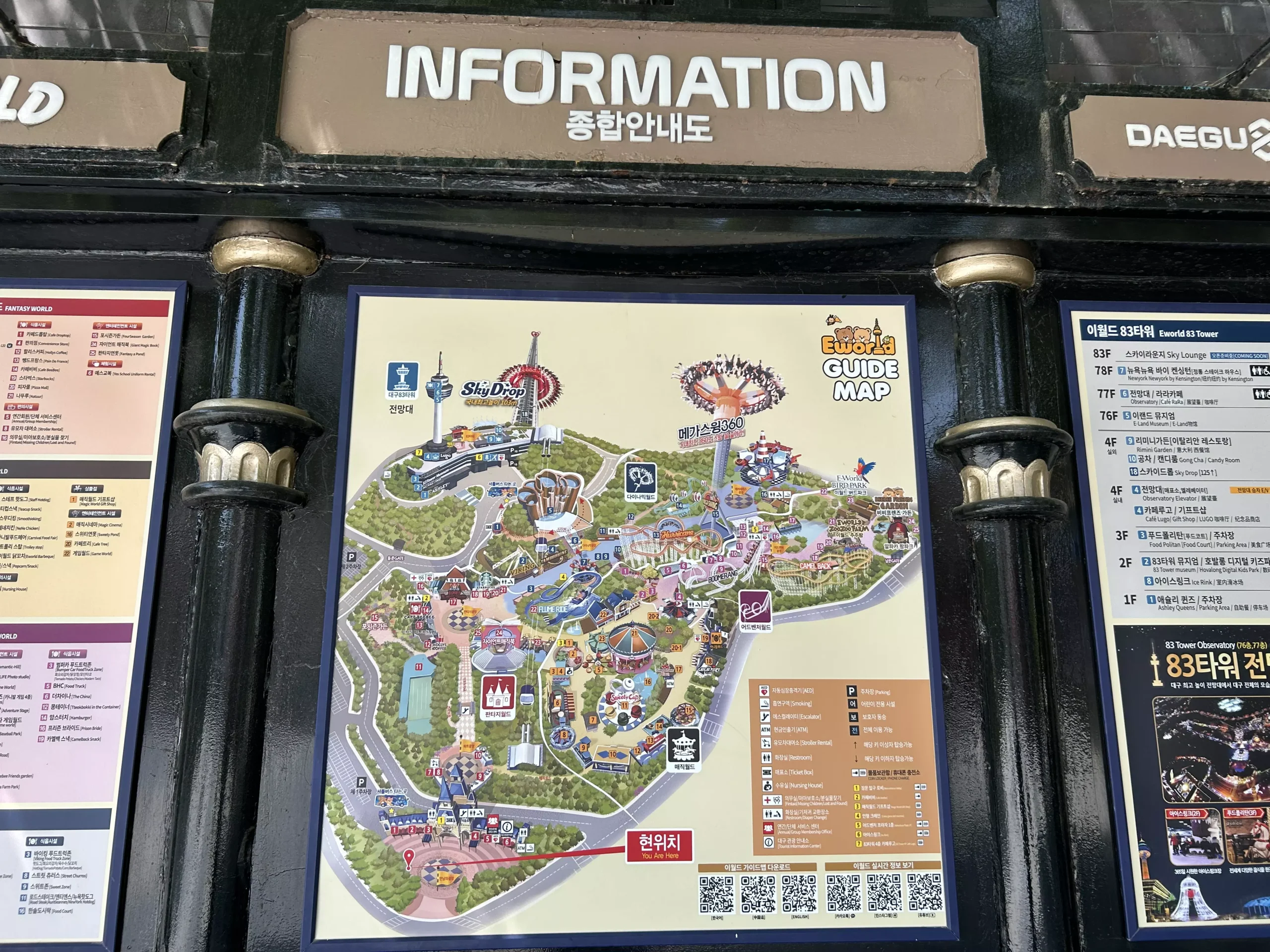 대구 이월드 여행 주주팜 동물원 알파카와 불꽃쇼