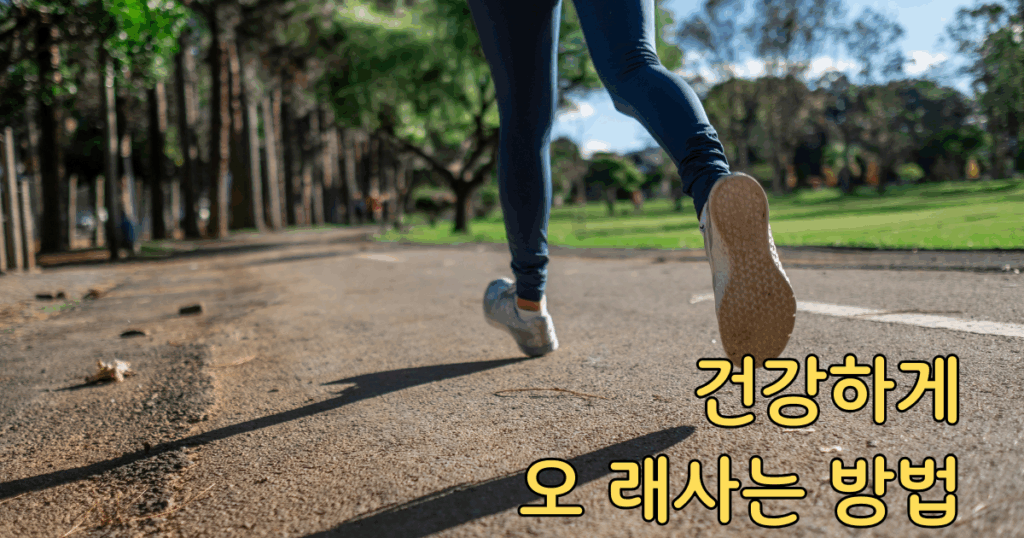 건강하게 오래 사는 방법 10가지