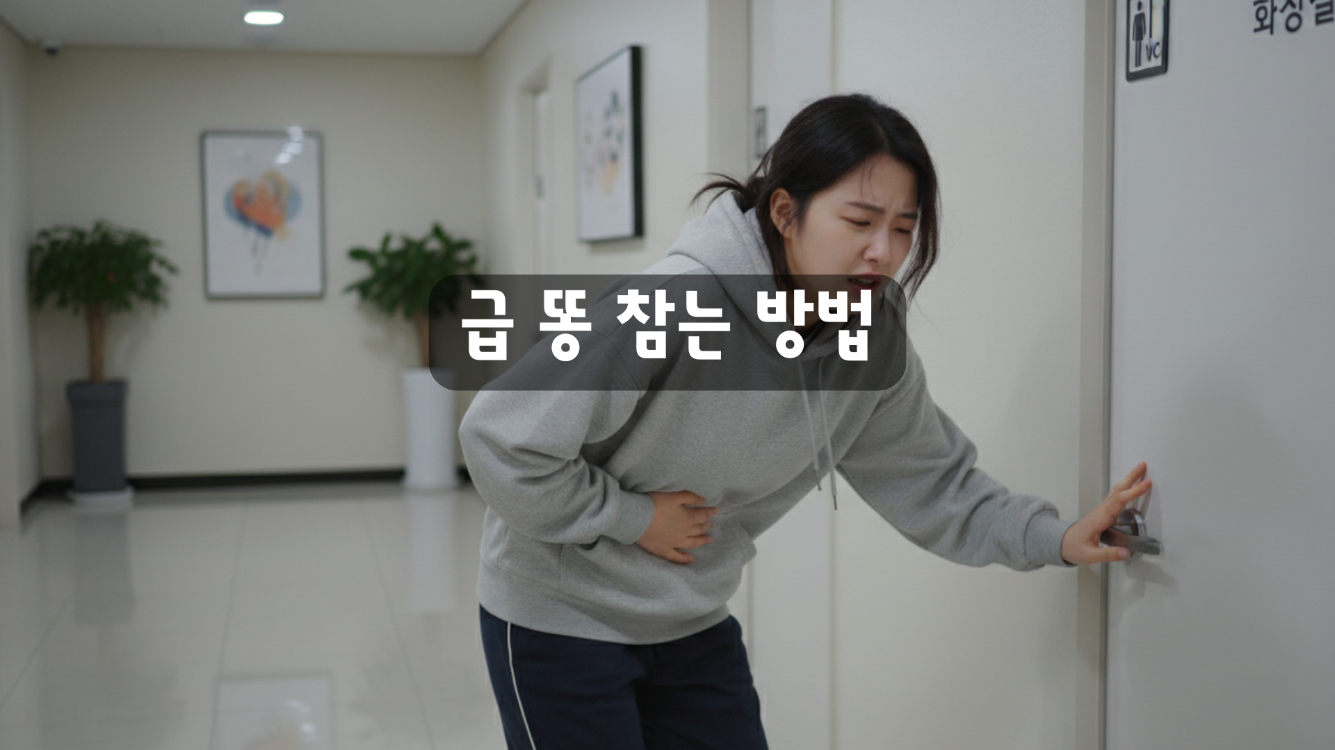 급똥 참는 방법
