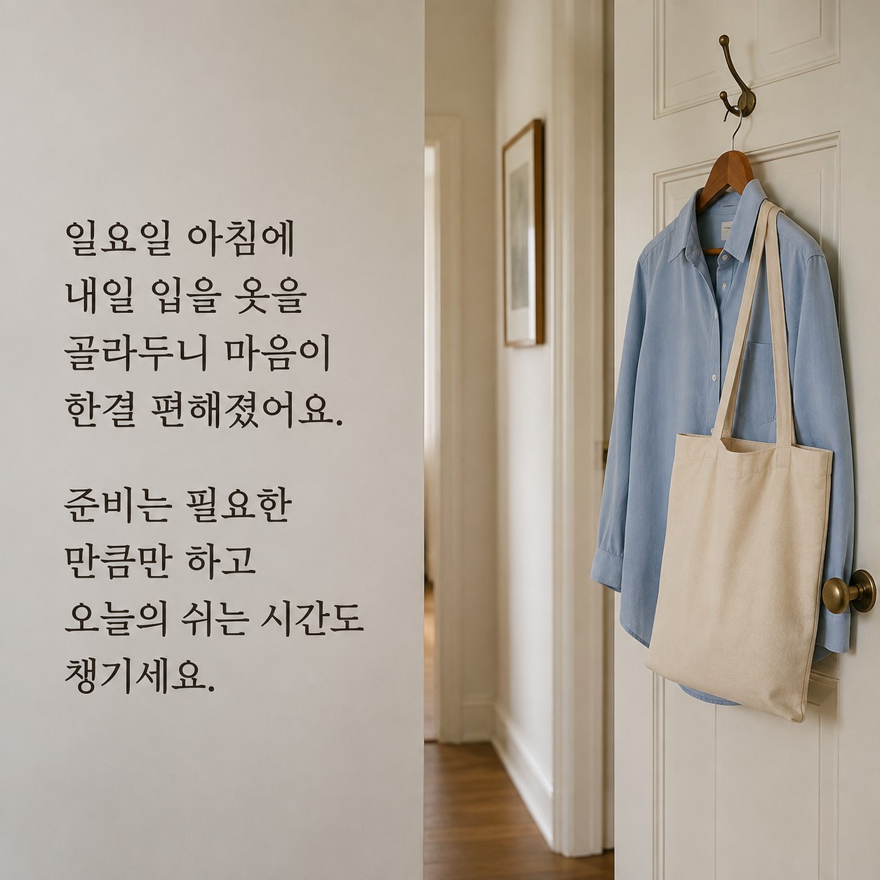 내일 준비 조금만 아침 인사말 글귀 이미지